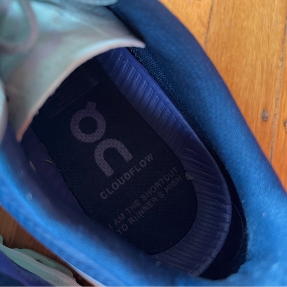 On Running WOMEN'S cloudflow dawn/jade purple blue mint sneakers shoes 6.5 37.5 - Picture 8 of 8